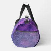 Dunkelrosa-blaue Sturmwolke-Effekt Duffle Bag (Rechts)