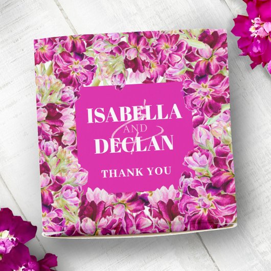 Dunkelrosa Blume Geschenkschachtel