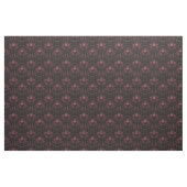 Dunkelrosa Blütendampfer auf schwarz Stoff (Fat Quarter (45,7 x 55,9 cm))