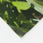 Dunkelrosa Erdnüsse Fleecedecke (Ecke)