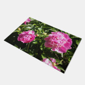 Dunkelrosa Erdnüsse Fußmatte (Schrägansicht)