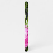 Dunkelrosa Erdnüsse iPhone Hülle (Linke Seite)