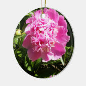 Dunkelrosa Erdnüsse Keramik Ornament (Links)