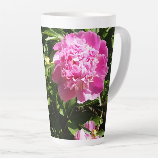 Dunkelrosa Erdnüsse Milchtasse (Rechte Ecke)