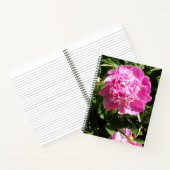 Dunkelrosa Erdnüsse Notizblock (Innenseite)