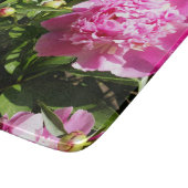 Dunkelrosa Erdnüsse Schneidebrett (Ecke)