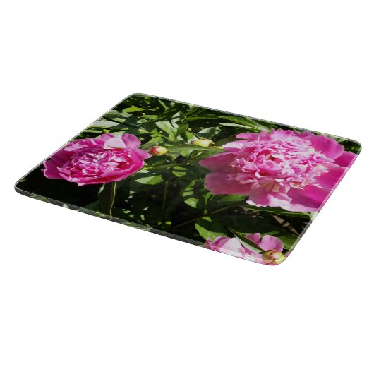 Dunkelrosa Erdnüsse Schneidebrett (Ecke)