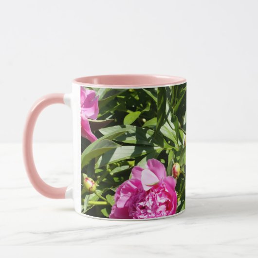 Dunkelrosa Erdnüsse Tasse (Links)