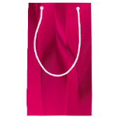 Dunkelrosa Farbe Kleine Geschenktüte (Vorderseite)