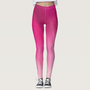 Dunkelrosa Farbenglanz in hellrosa Leggings