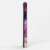 Dunkelrosa Farbwellen iPhone-Gehäuse Case-Mate iPhone Hülle (Hinten/Rechts)