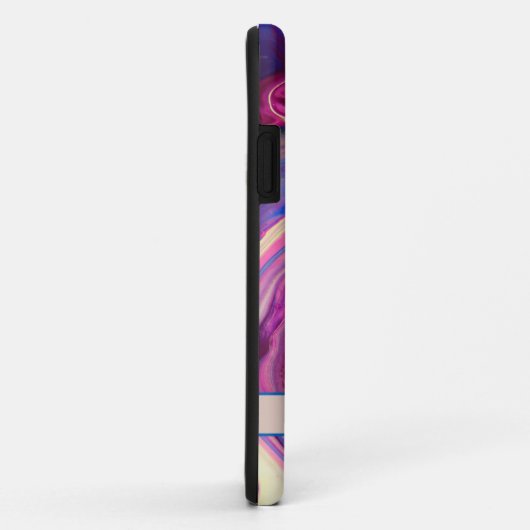 Dunkelrosa Farbwellen iPhone-Gehäuse Case-Mate iPhone Hülle (Hinten/Rechts)