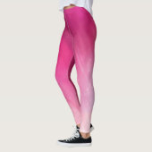 Dunkelrosa glänzt bis leicht rosa leggings (Links)