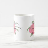 Dunkelrosa Hibiskus Kaffeetasse (Mittel)
