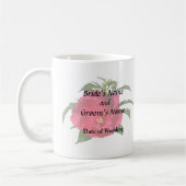 Dunkelrosa Hibiskus Kaffeetasse (Links)