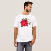 Dunkelrosa Hibiskus T-Shirt (Vorne ganz)
