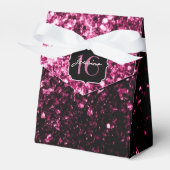 Dunkelrosa Imitate glänzen Glitzer Glitzern Sweet Geschenkschachtel (Vorderseite)