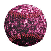 Dunkelrosa Imitate Glitzer Glitzern Baseball (Vorderseite)