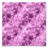 Dunkelrosa Krummlinge Fotodruck (Vorne)