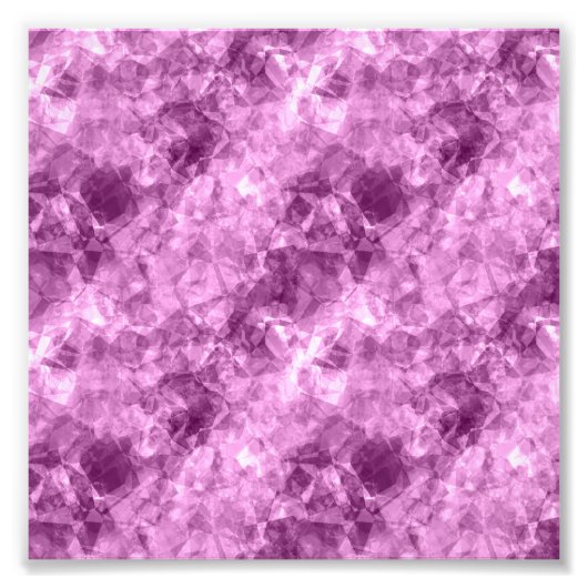 Dunkelrosa Krummlinge Fotodruck (Vorne)