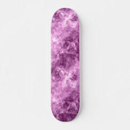 Dunkelrosa Krummlinge Skateboard