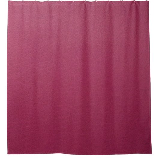 Dunkelrosa Lederduschvorhang Duschvorhang (Vorderseite)