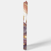 Dunkelrosa Lila Gold Weißes Marmormuster Art Muste Case-Mate iPhone Hülle (Rückseite / Rechts)