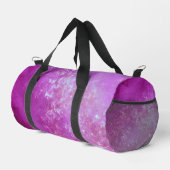 Dunkelrosa-Lila Sturmwolke-Effekt Duffle Bag (Rechte Ecke)