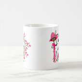 Dunkelrosa-Mode-Tasse Kaffeetasse (Mittel)