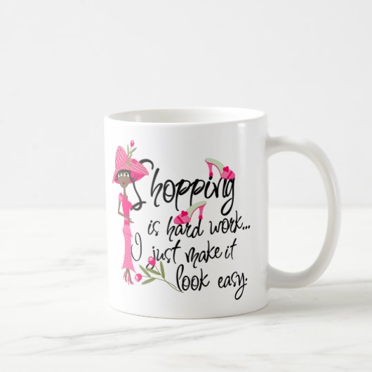 Dunkelrosa-Mode-Tasse Kaffeetasse (Rechts)