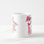 Dunkelrosa-Mode-Tasse Kaffeetasse (Mittel)