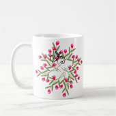 Dunkelrosa-Mode-Tasse Kaffeetasse (Links)