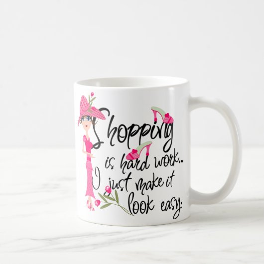 Dunkelrosa-Mode-Tasse Kaffeetasse (Rechts)