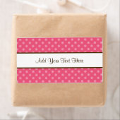 Dunkelrosa Polka Dots (Insitu)