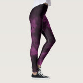 Dunkelrosa Räuchermarmor Leggings (Rechts)