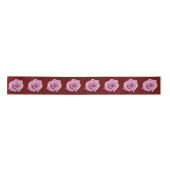 Dunkelrosa Rosa Satinband (Vorderseite)
