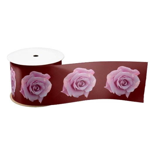 Dunkelrosa Rosa Satinband (Spule)