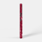 Dunkelrosa rote Magenta Imitate Glitzern Glitzer Samsung Galaxy Hülle (Rechte Seite)