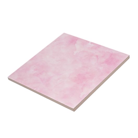 Dunkelrosa Wasserfarbener Paint Hübsche Kunst, Dic Fliese (Seite)