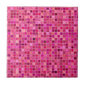 dunkelrosa "Watery"-Mosaikfliesen Fliese (Vorderseite)
