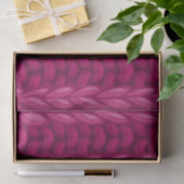 Dunkelrosa Winter Knittermuster Seidenpapier (Geschenk)