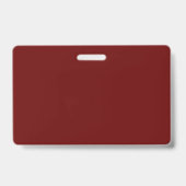 Dunkelrot #650000, Kupferrost Ausweis (Back)