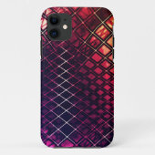 Dunkelrot bis Korallen, zeichnend Jute Case-Mate iPhone Hülle (Rückseite)