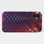 Dunkelrot bis Korallen, zeichnend Jute Case-Mate iPhone Hülle (Rückseite (Horizontal))