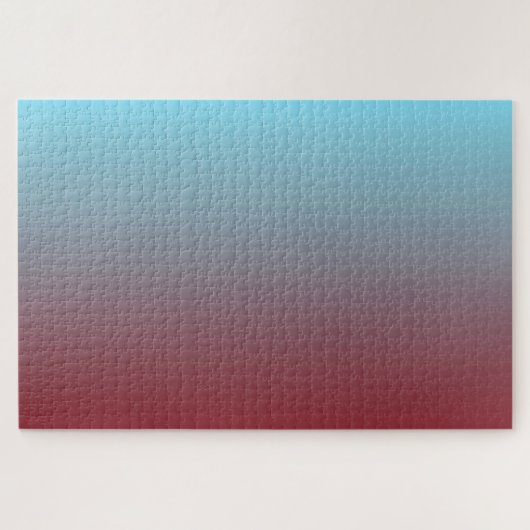 Dunkelrot bis leicht blau glatt, horizontal ausger puzzle (Horizontal)