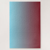 Dunkelrot bis leicht blau glatt, horizontal ausger puzzle (Vertikal)
