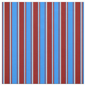 Dunkelrot, blau und hellgelb farbiges Muster Stoff (Muster)