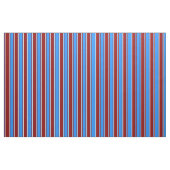 Dunkelrot, blau und hellgelb farbiges Muster Stoff (Fat Quarter (45,7 x 55,9 cm))