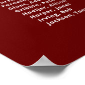 Dunkelrot Diese Kerze Burns Schule Wiedersehen-Mem Poster (Ecke)