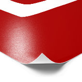 Dunkelrot Doppelglücklich - kühl Fotodruck (Ecke)